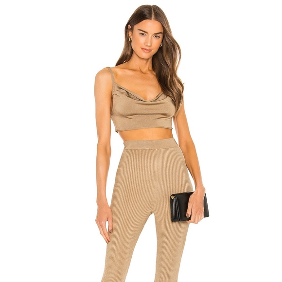 Michael Costello "Alessa Top" in Gold - Picture 4 of 4